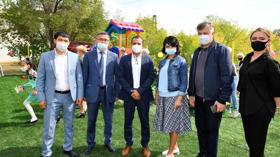 Открытие детской площадки Открытие детской площадки
