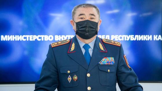 Глава МВД Ерлан Тургумбаев Глава МВД Ерлан Тургумбаев