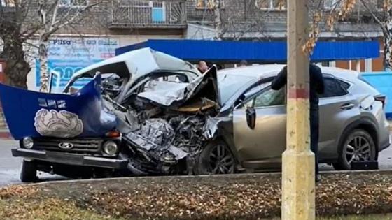 ДТП в Щучинске с участием полицейского авто ДТП в Щучинске с участием полицейского авто