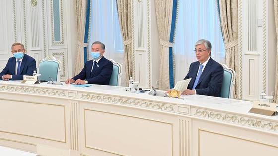 Тоқаев Андреас Эбиді қабылдады Тоқаев Андреас Эбиді қабылдады