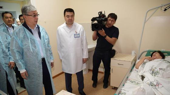 Касым-Жомарт Токаев в больнице Касым-Жомарт Токаев в больнице