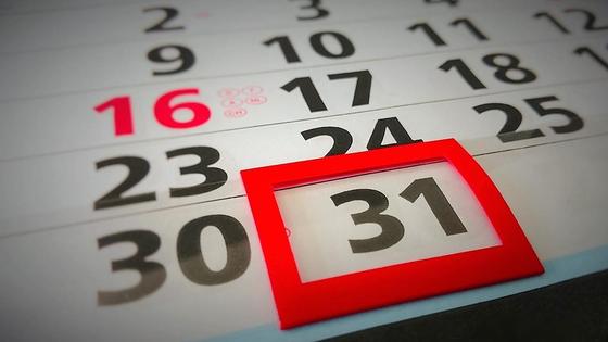 31 число на календаре 31 число на календаре