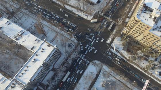 Вид на перекресток Вид на перекресток