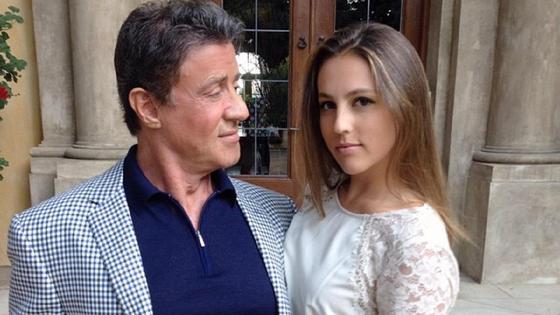 Сильвестр и София Сталлоне Сильвестр и София Сталлоне