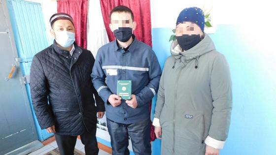 Молодожены в колонии в Костанайской области Молодожены в колонии в Костанайской области