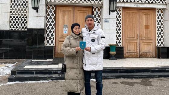 Шарип Серик и Молдир Есенбек. Фото Шарип Серик и Молдир Есенбек. Фото
