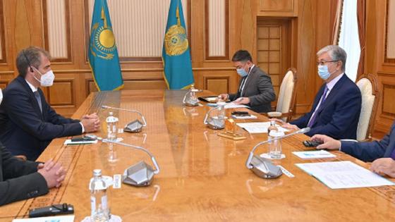 Токаев принял вице-президента компании Linde Group Токаев принял вице-президента компании Linde Group