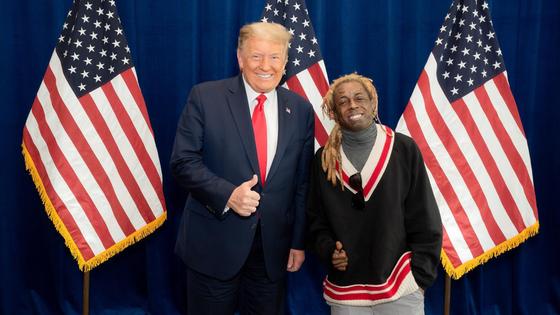 Дональд Трамп и Lil Wayne Дональд Трамп и Lil Wayne