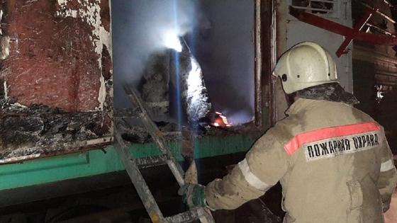 Пожар в Мангистау Пожар в Мангистау