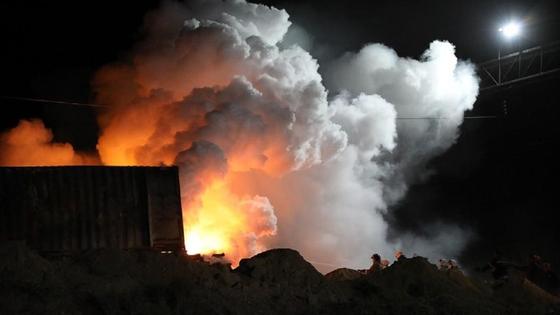 Пожар в Арыси Пожар в Арыси