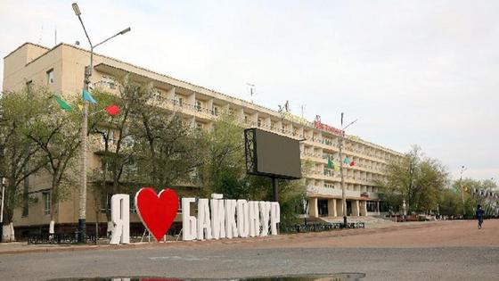 Улица в Байконуре Улица в Байконуре