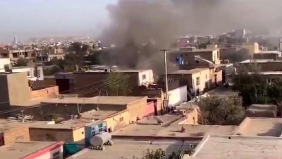 Взрыв в жилом районе Кабула Взрыв в жилом районе Кабула
