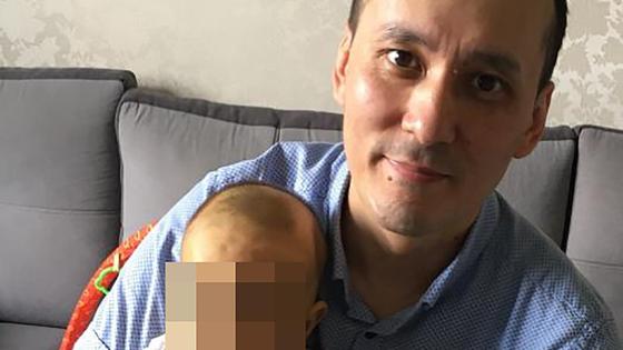 Алихан с папой Алихан с папой