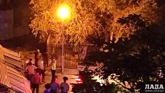 Полиция на месте гибели ребенка Полиция на месте гибели ребенка