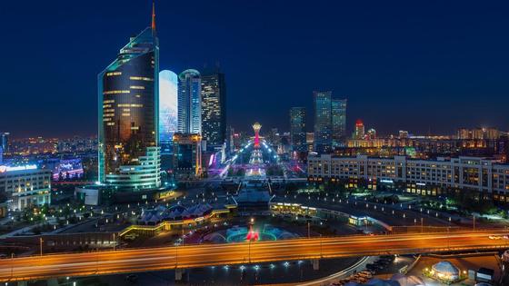 Вид на Нур-Султан Вид на Нур-Султан