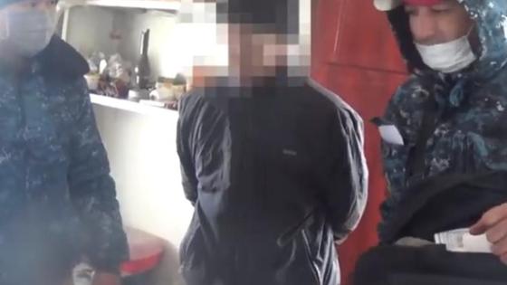 Есірткімен ұсталған азамат Есірткімен ұсталған азамат