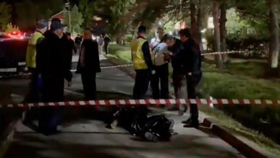 Место преступления в Уральске Место преступления в Уральске