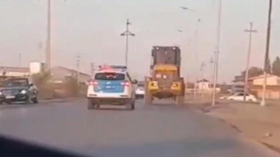 Погоня за погрузчиком Погоня за погрузчиком