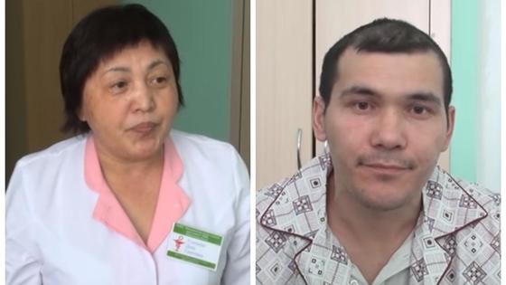 Женщина-врач и пациент Женщина-врач и пациент