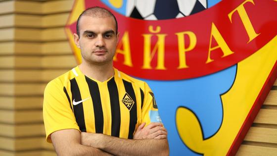 Камо Оганесян, защитник ФК "Кайрат" Камо Оганесян, защитник ФК "Кайрат"