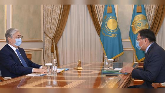 Касым-Жомарт Токаев и Ерболат Досаев Касым-Жомарт Токаев и Ерболат Досаев
