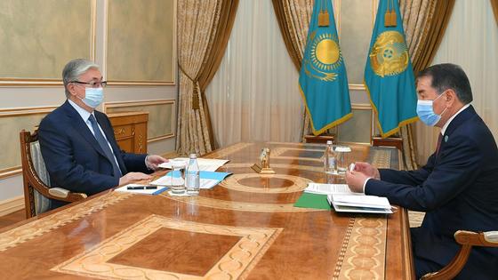 Касым-Жомарт Токаев и Кайрат Мами Касым-Жомарт Токаев и Кайрат Мами
