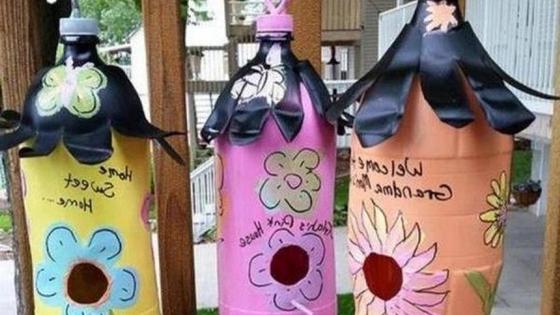 Скворечник своими руками из бутылки Скворечник своими руками из бутылки