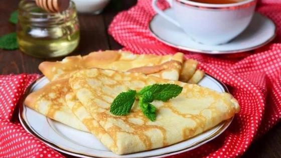 Блины без яиц и молока на минеральной воде NUR.KZ