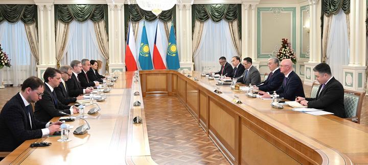 Президент Чехияның ресми өкілдерін қабылдады Президент Чехияның ресми өкілдерін қабылдады