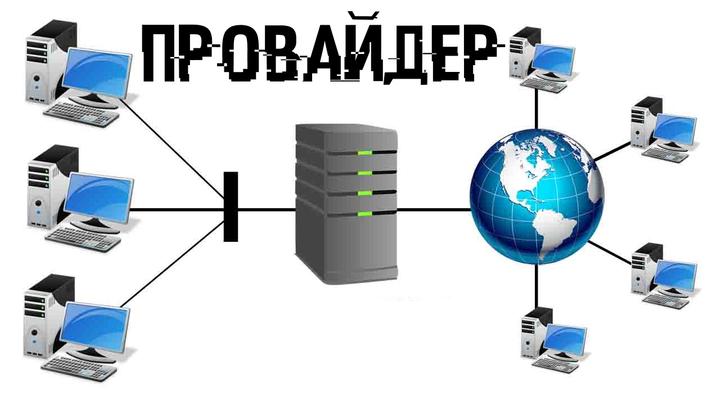 Как работает интернет схема