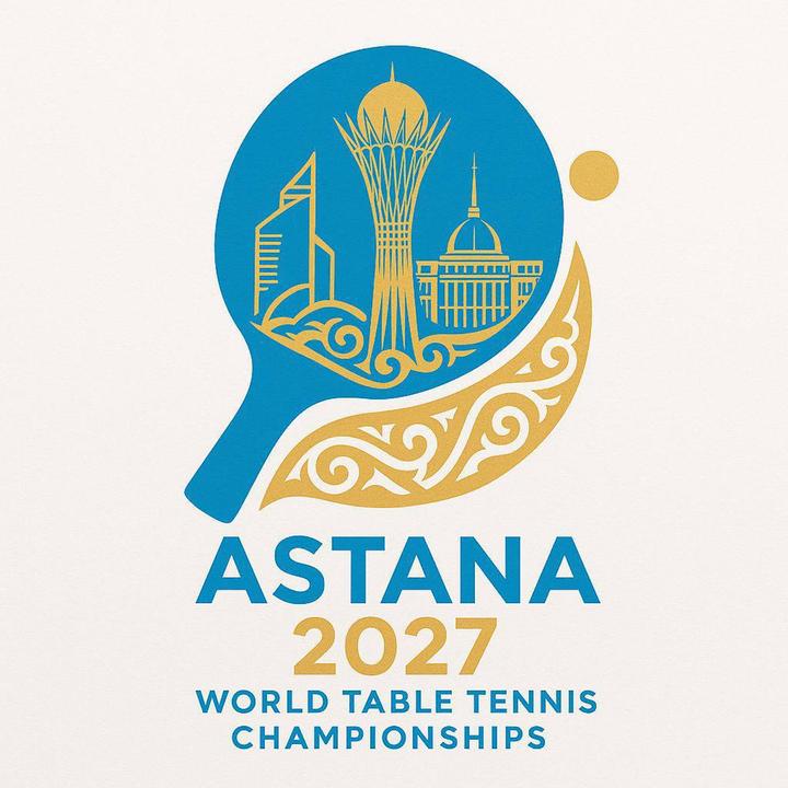 Эмблема ЧМ-2027 по настольному теннису в Астане Эмблема ЧМ-2027 по настольному теннису в Астане
