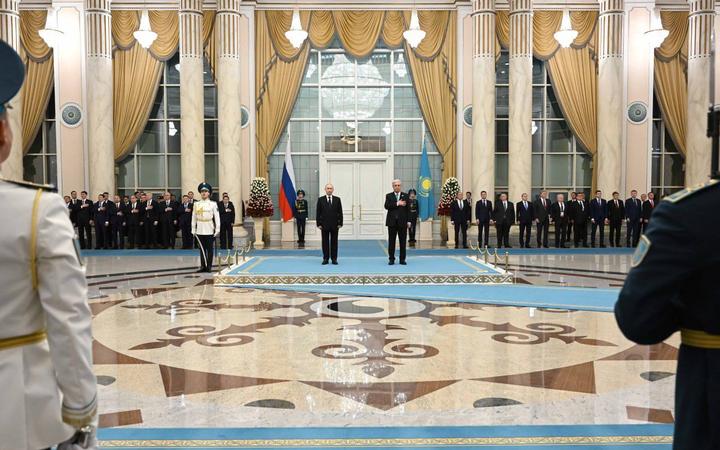 Тоқаев пен Путин Ақордада Тоқаев пен Путин Ақордада
