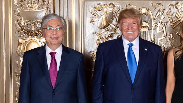 Касым-Жомарт Токаев и Дональд Трамп