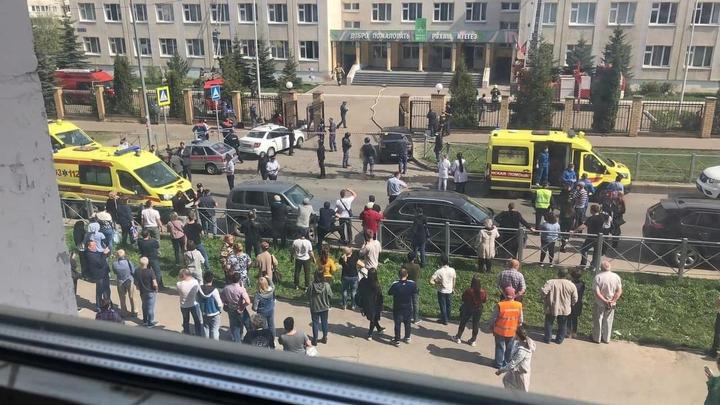Число пострадавших во время стрельбы в казанской школе увеличилось